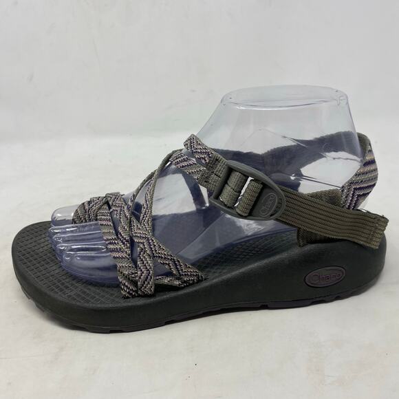 Chaco Womens Z/1 Classic Outdoor Hiking Sandals Gray Strappy Adjustable Size 8 - Picture 2 of 8